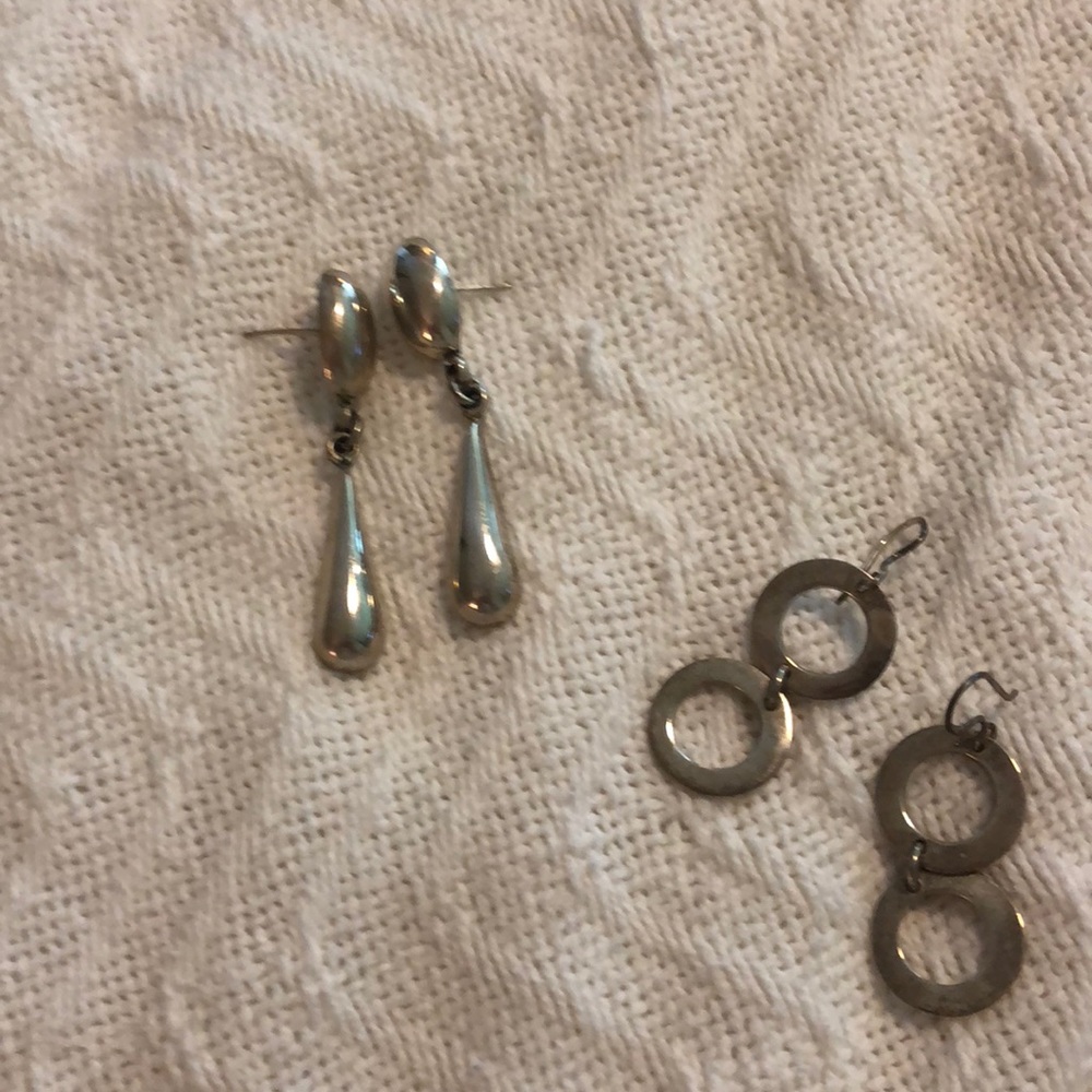 Pair of Silver Earrings
